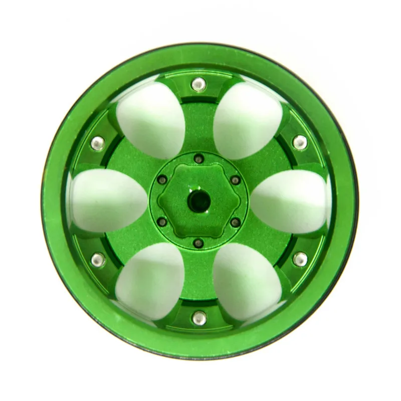 4 шт./компл. колеса из сплава 1/10 RC Гусеничный 1 9 Beadlock ступицы для SCX10 D90 90034 90035