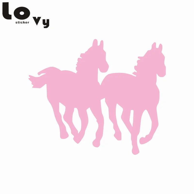 Силуэт лошади виниловая мультяшная наклейка животное на стену домашний декор