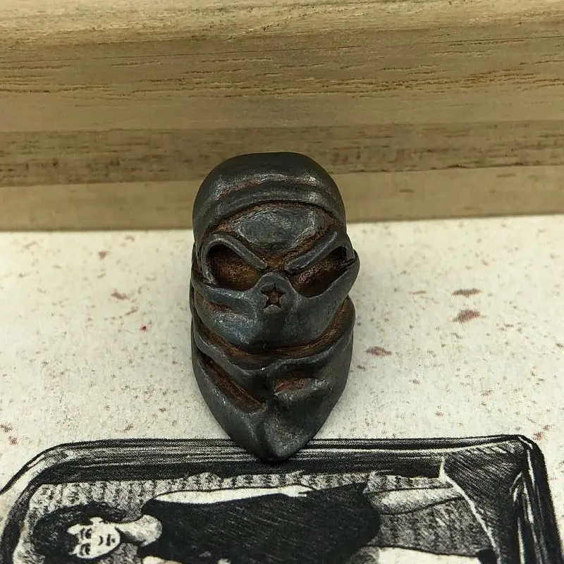 EDC Инструменты Черный цвет латунь ниндзя бусы на шнурок Паракорд нож инструмент