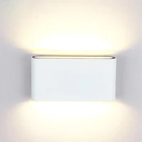 surface mounted outdoor wall lamp 6w 12w led source up and down lighting modern minimalist indoor outdoor porch garden light