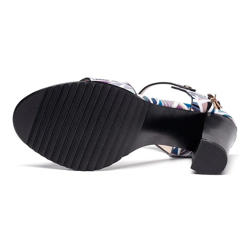 Босоножки женские из натуральной кожи на квадратном каблуке|square heel|woman leather heelsshoes