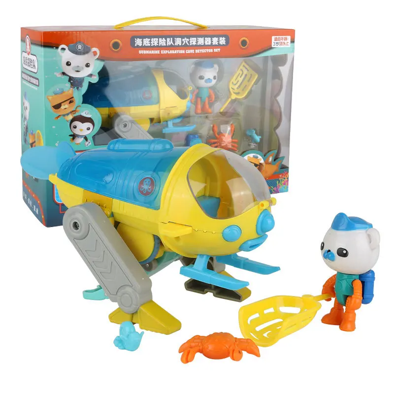 2018 tv Octonauts корабль Нарвал лодка с одним октонавтом фигурки животных дети лучшие