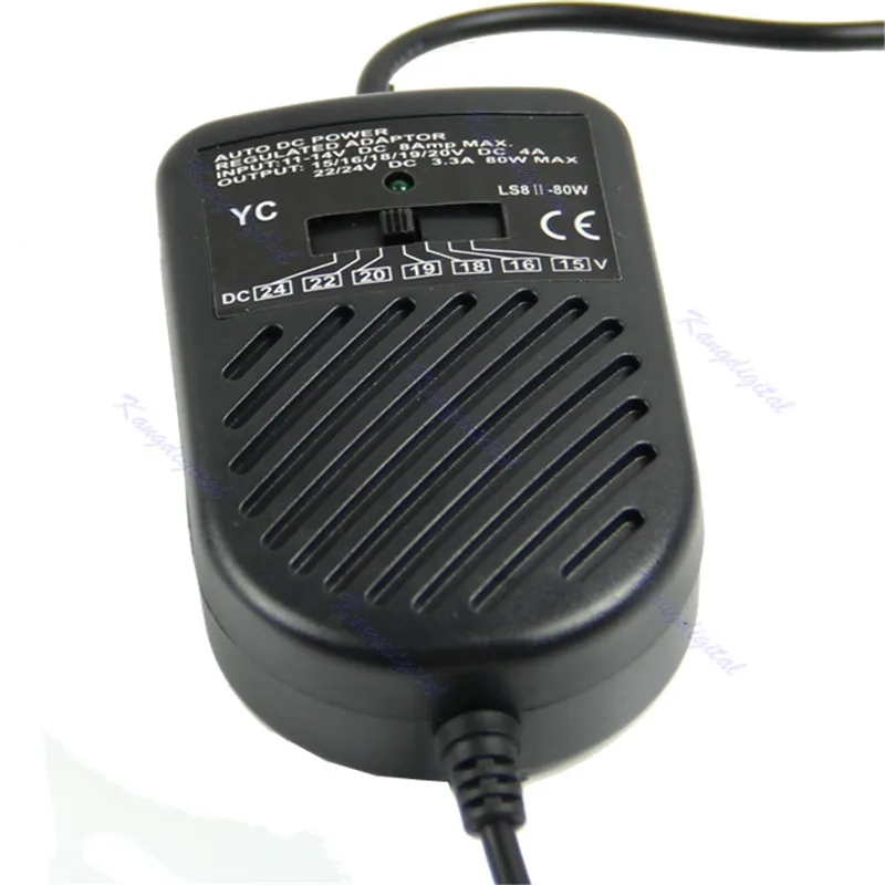 Автомобильное Универсальное зарядное устройство постоянного тока 80 Вт адаптер