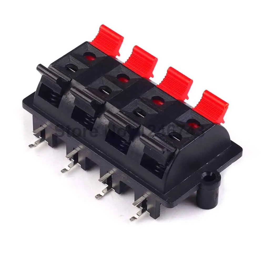 5 шт. двухрядные 8 позиций (боковая/изогнутая ножка) коннектор нажимной вход