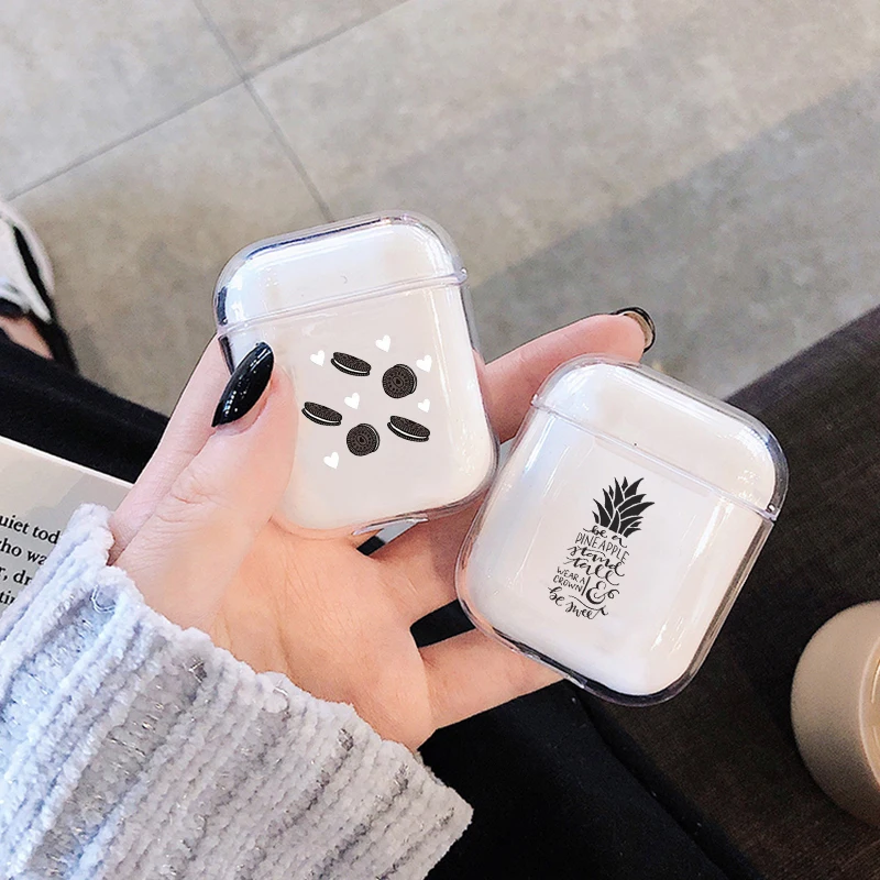 Роскошный Твердый чехол для Apple Airpods модные летние аксессуары наушников защитный