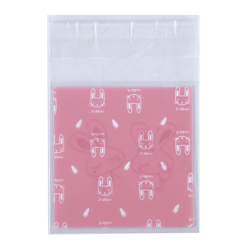 100pcs/pack Cute Baking Package Cookie Bag Chocolate Handmade Soap Snack Candy | Дом и сад