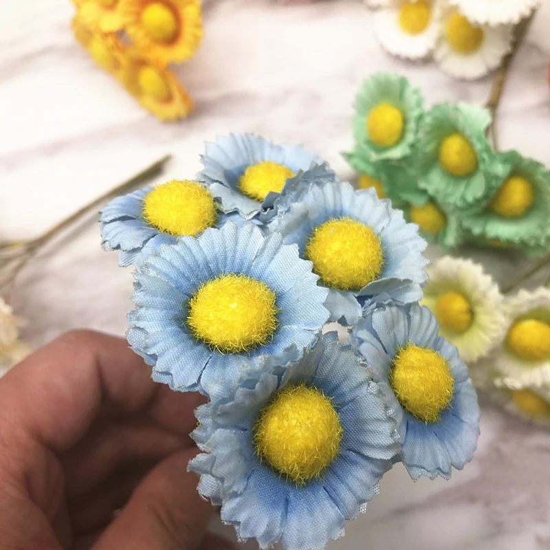 YOOROMER 6 шт. шелк Вишневый Искусственный Маковый Букет DIY ручной татуировки венок