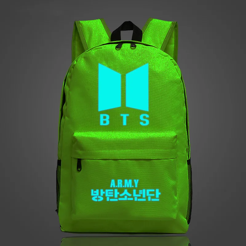Рюкзак Bts рюкзак светящийся в темноте сумка пуленепробиваемая Подростковая со