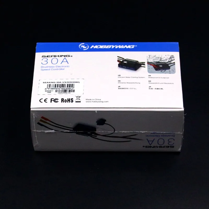 HobbyWing Seaking V3 серии 30A 60A 120A 180A 130A бесщеточный ESC водонепроницаемый для