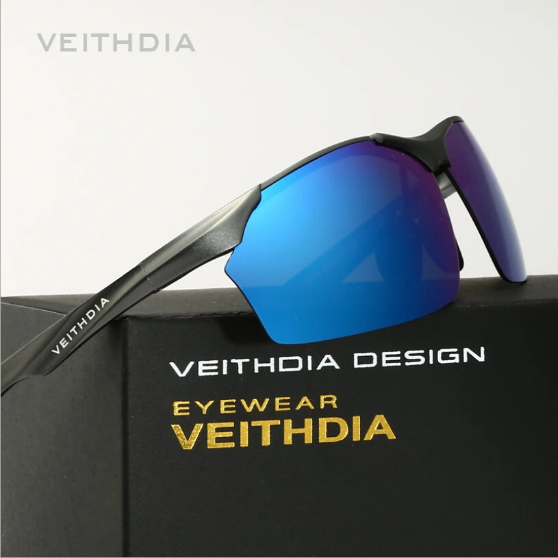 Мужские солнцезащитные очки VEITHDIA брендовые дизайнерские из