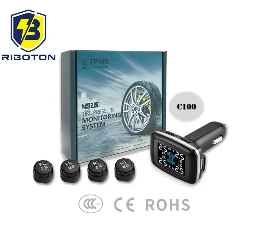 Riboton C100 Solar TPMS новейшая технология автомобильный диагностический инструмент для