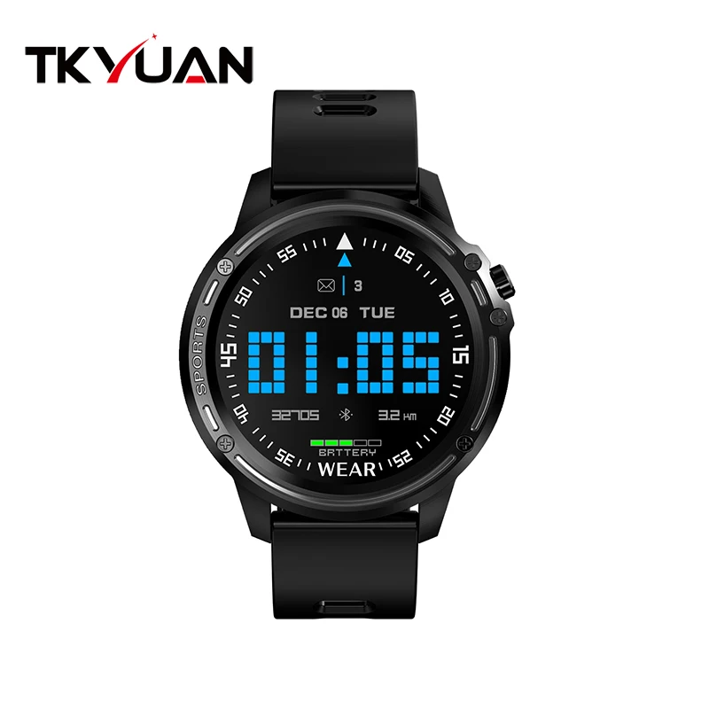 TKYUAN L8 Смарт-часы для мужчин IP68 Водонепроницаемые Смарт-часы с ECG PPG кровяное давление пульсометр спортивные фитнес PK L5 L7 B65