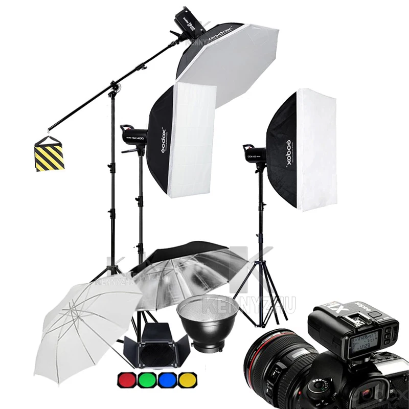 Godox DP600II 600Ws + 2x SK400II 400Ws 2 4G беспроводной X1 триггер Фотостудия Flash стробоскоп в