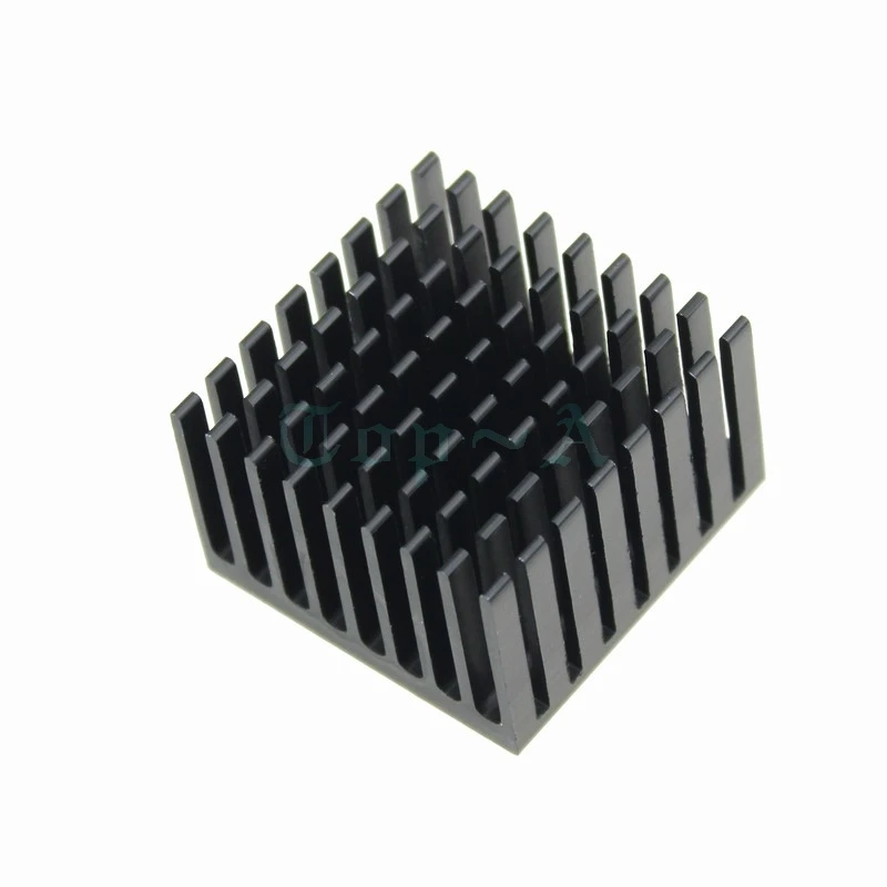 Радиатор для процессора Gdstime черный алюминиевый анодированный радиатор