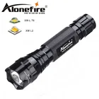 Тактический светодиодный фонарик AloneFire 501Bs CREE XML T6 L2, точечный светильник, фонарь для кемпинга, охоты, лампа с аккумулятором 18650