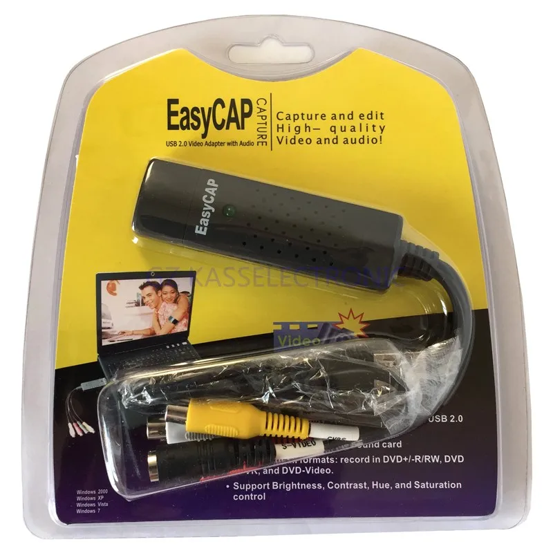 2017 Новинка vhs easycap конвертирует любое Аналоговое видео в MP3 для Windows7 Бесплатная