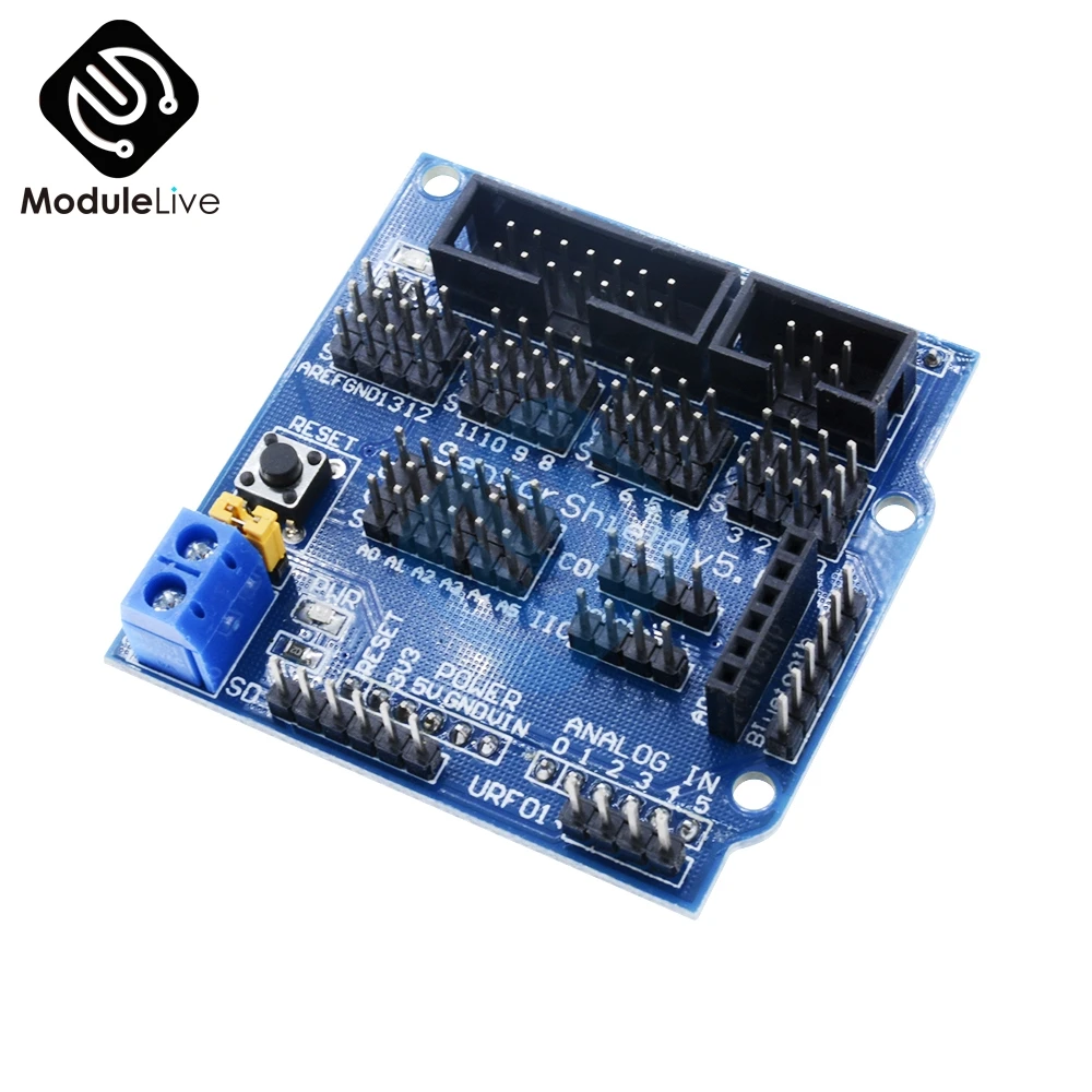 V5.0 5 0 сенсор Щит Плата расширения для Arduino IDE электронные строительные блоки робот