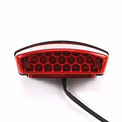 Красный светодиодный стоп-сигнал для Honda Kawasaki Suzuki Ducati Yamaha ATV YFZ WR XT TTR TW YZ TT Quads Dual Sport
