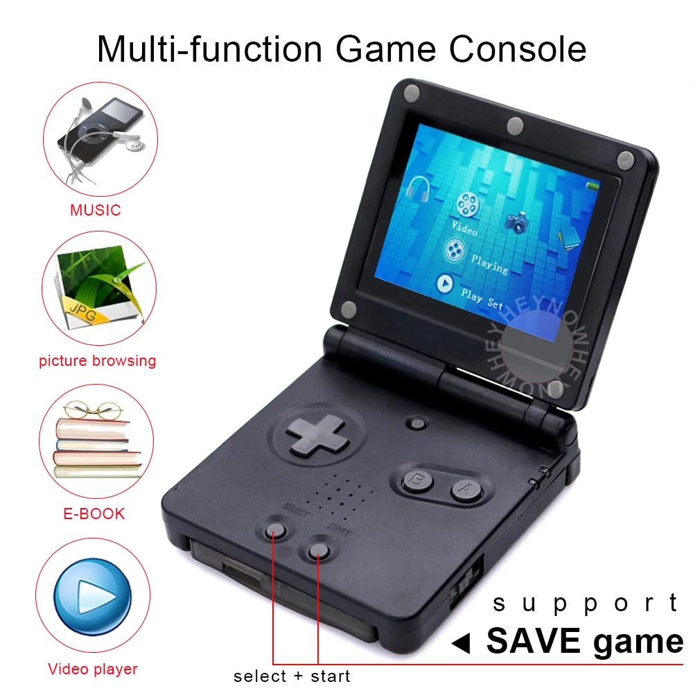 Мини портативный игровой плеер 32 бит, встроенные 1268 классические игры, 3,0 дюймов, Мини карманная Ретро игровая консоль, 16 ГБ, TF карта, лучший подарок