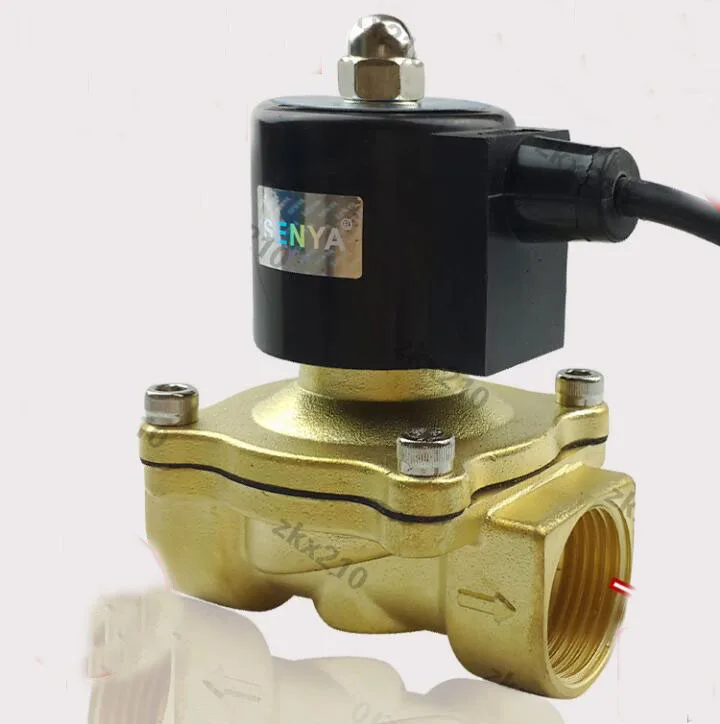 

3/4" 2W series waterproof coil air ,water,oil,gas solenoid valve brass electromagnetic valve