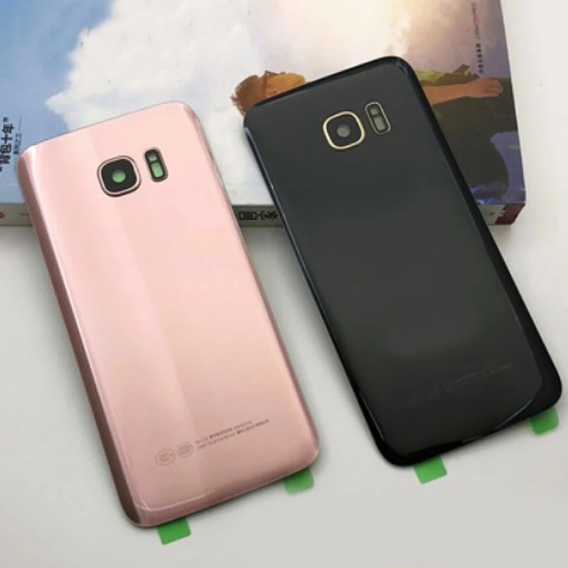 Для Samsung Galaxy S7 G930 SM-G930F Edge G935 SM-G935F задняя крышка батарейного отсека для телефона +