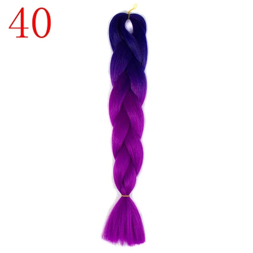 P27/613 MERISIHAIR, 24 дюйма, Омбре, розовый, блонд, красный, синий, плетеные волосы, синтетические, вязанные волосы для наращивания, огромные косички, прически - Цвет: P27/613