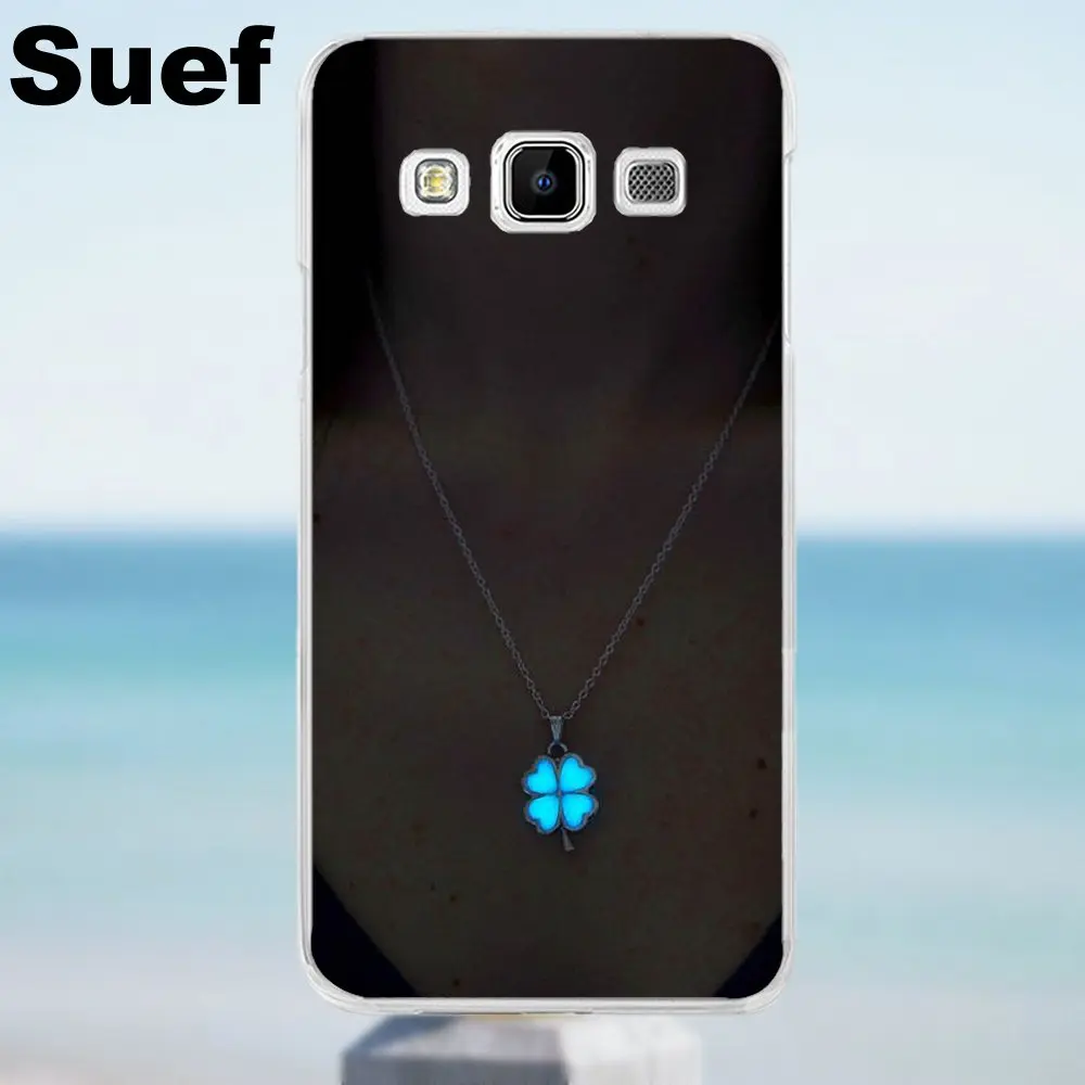 Suef четыре листа клевера модные ТПУ сумочки для аксессуаров Galaxy Alpha Core Prime Note 2 3 4 5 S3