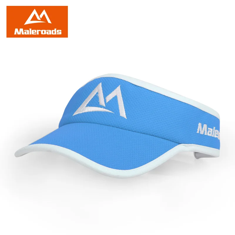 Sky Blue Maleroads для женщин и мужчин солнцезащитный козырек наружная Беговая шапка спортивный марафон Сверхлегкий Быстросохнущий Кемпинг Пешие прогулки для гольфа, тенниса с защитой от ультрафиолета - Цвет: Sky Blue