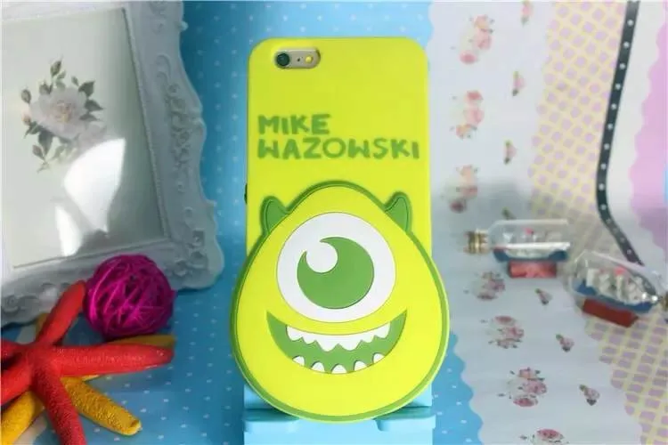 Novelty cartoon mickey case for samsung note 4 &ampminnie &ampmonster case&amp 3 covers |