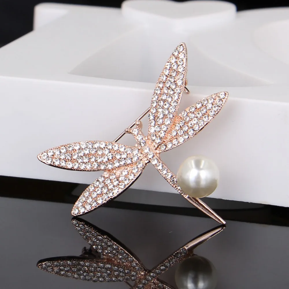 Креативная Брошь Стрекоза ювелирные изделия для женщин/мужчин модные брошь на