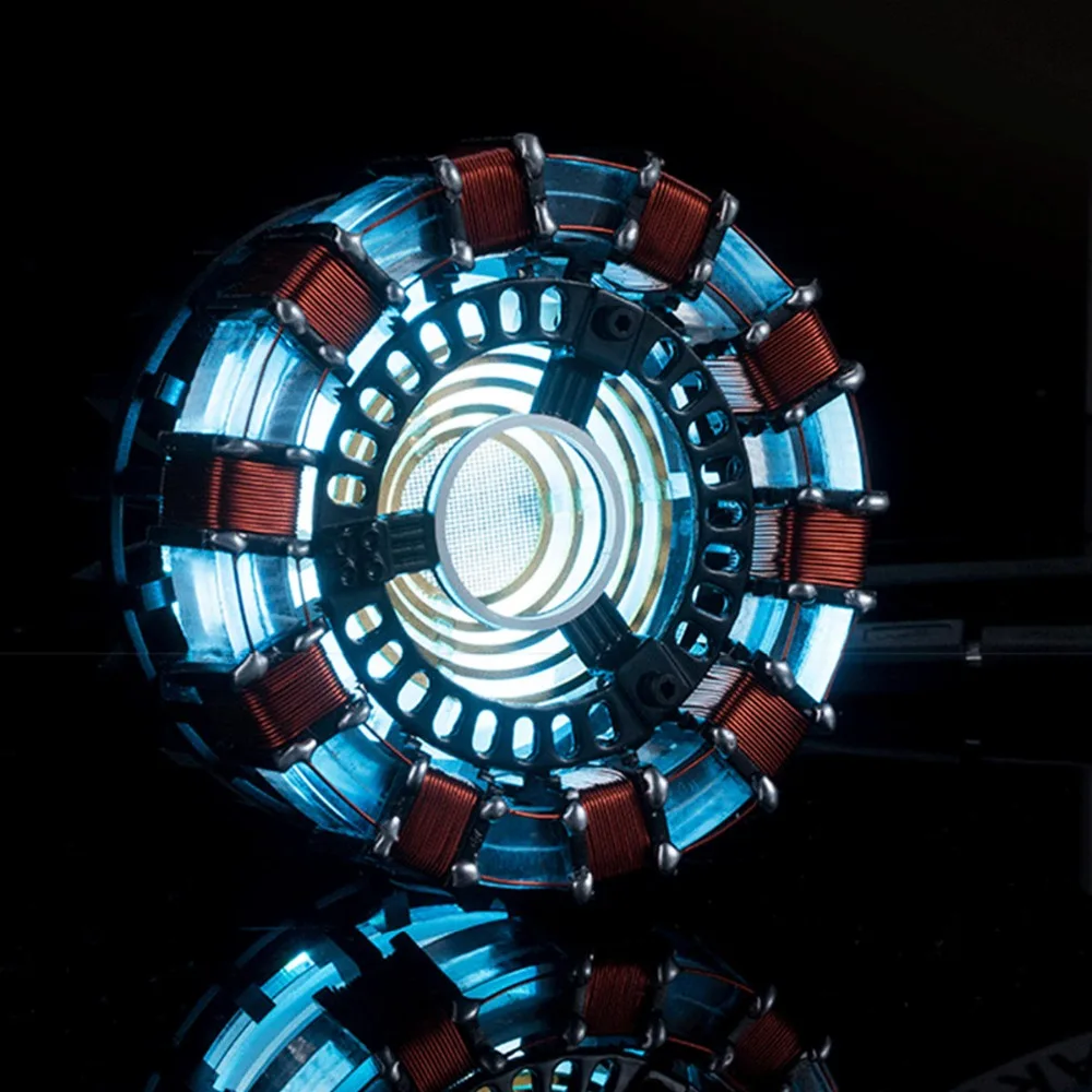 Масштаб 1:1 MK1 акриловый Tony DIY Arc реакторная лампа Arcylic Kit светодиодный светильник