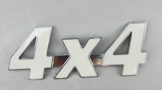 2 шт. металлические качественные наклейки Эмблемы автомобилей 4x4 слова