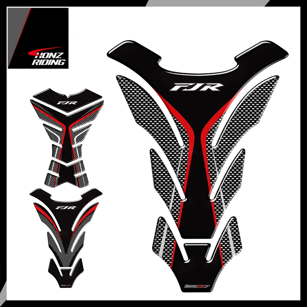 

For Yamaha FJR 1300 Tankpad FJR1300/A/AS ABS 3D Carbon-look Motorcycle Tank Pad Protector Decal
