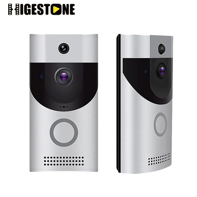 Higestone Outdoor PIR Video Doorbell Wireless TF card ring bell Battery Monitor viewer APP control IR LED Night Vision peephole |