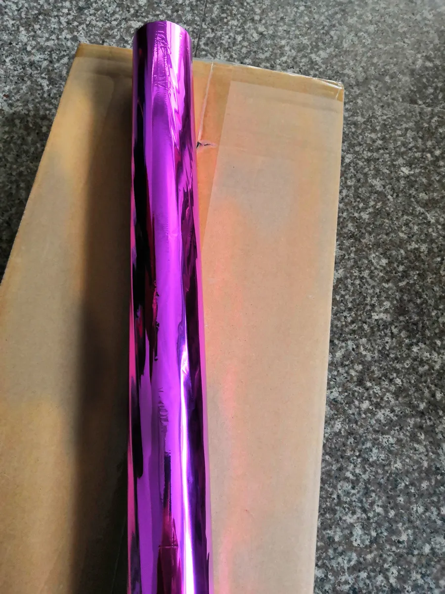 Hot stamping foil metalic foil purple color  158-2 hot stamping on paper or plastic 64cm x 120m