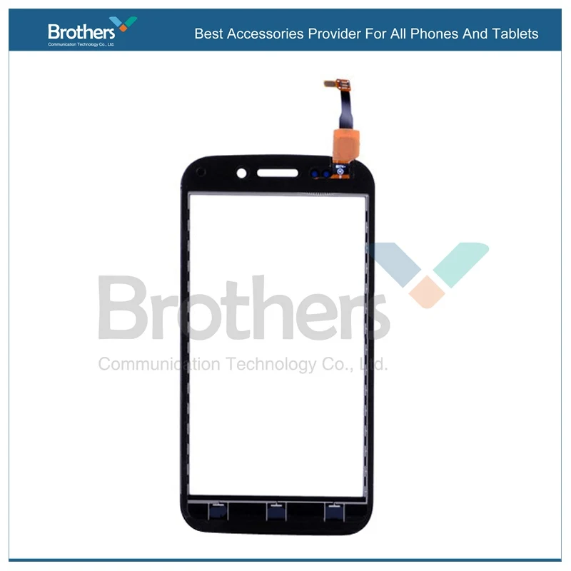 5 шт./лот Высокое качество Черный сенсорный экран дигитайзер панель для Wiko Stairway