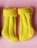 yellow 1 пара, мода 1/6, кукольные носки для OB11 obitsu 11 Holala Blyth Doll, короткие носки для куклы, аксессуары для обуви - Цвет: yellow