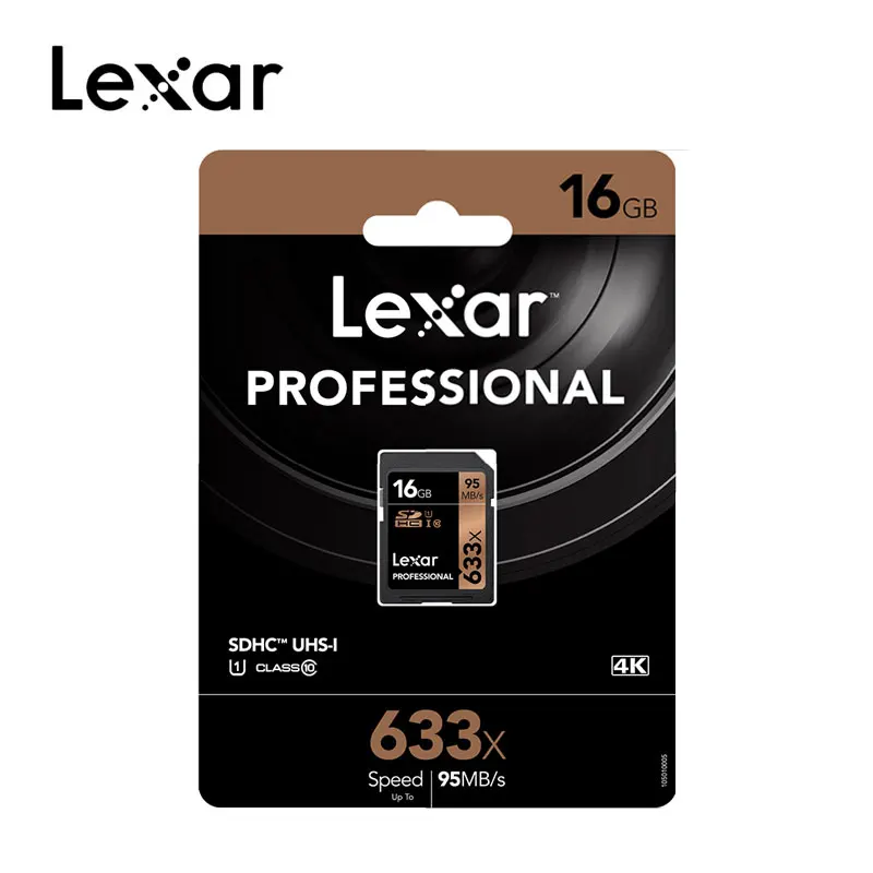 Lexar 633x32 Гб U1 SDHC 64 Гб 128 ГБ 256 ГБ 512 ГБ U3 sd-карта SDXC профессиональная карта памяти 95 м/с для камеры 1080p 4K