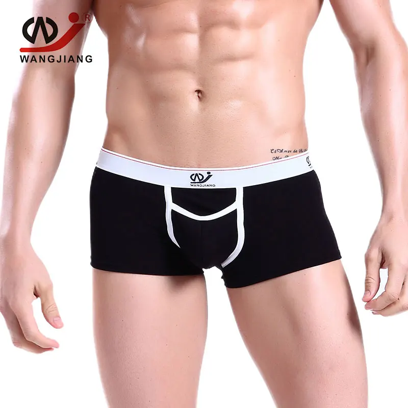 WJ Мужское нижнее белье боксер самакуэка Homme Masculina скольжения Homme сексуальное мужское нижнее белье Calzoncillos спандекс мужские шорты-боксеры брендовая одежда