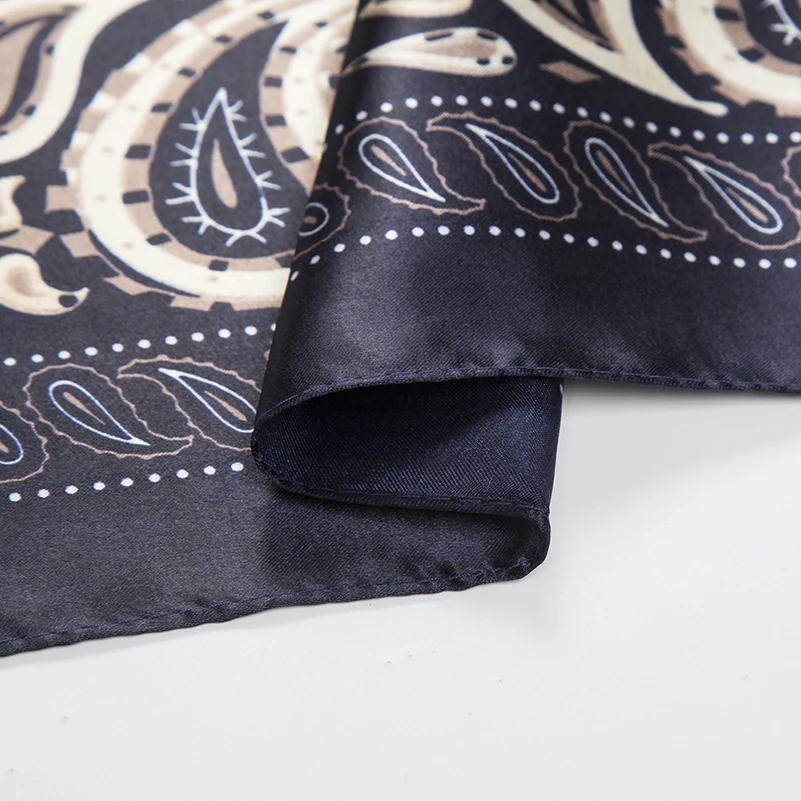 

90*90cm Square Scarf Bohemia Style Branch Cashew Print Women Twill Silk Square Scarves Female New Design Neckerchief Shawls Wrap