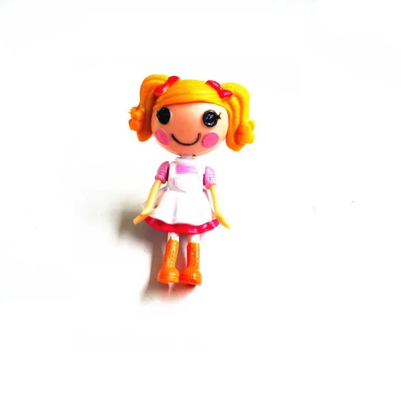 Skyleshine 8 шт./лот 8 см Lalaloopsy кукла Фигурка объемная пуговица глаза Кукла Brinquedos Дети Лучшая игрушка для девочки S6243