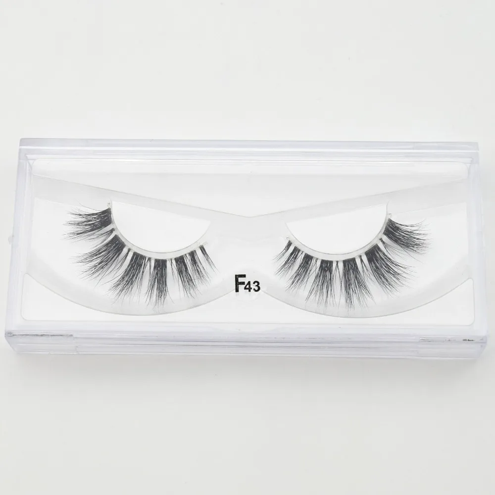 Visofree норковые ресницы 3D невидимая лента натуральные черные полная полоса cilios