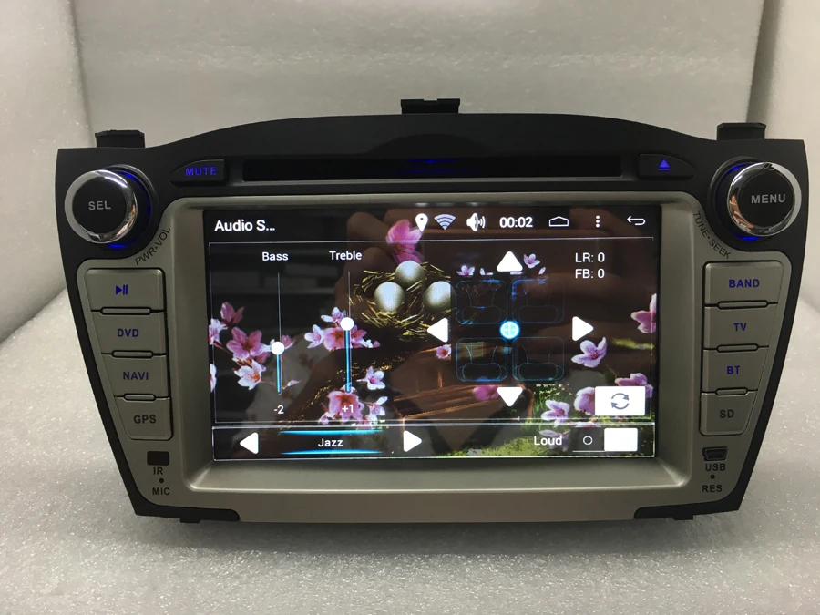 7-дюймовый Android 6.0 Quad Core 1024*600 dvd-плеер 2din Car 1.6 г 16 ГБ 3 /Wi-Fi радио GPS для Hyundai ix35 Tucson