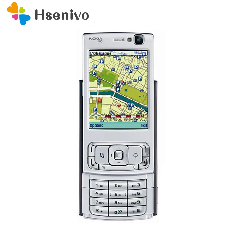 Nokia N95 отремонтированы в Мои желания оригинальный Wi Fi GPS и 5MP 2 6 'экран 3G