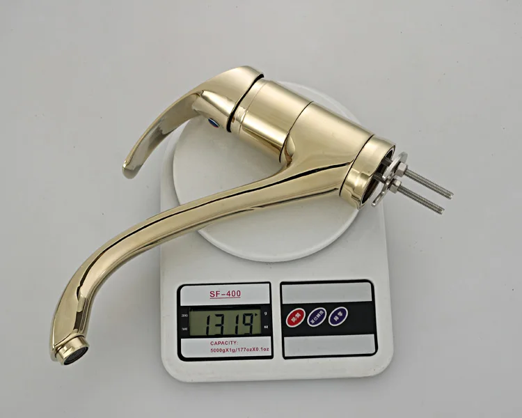 Роскошные золотые полированные краны для овощей кухонный кран раковины античная