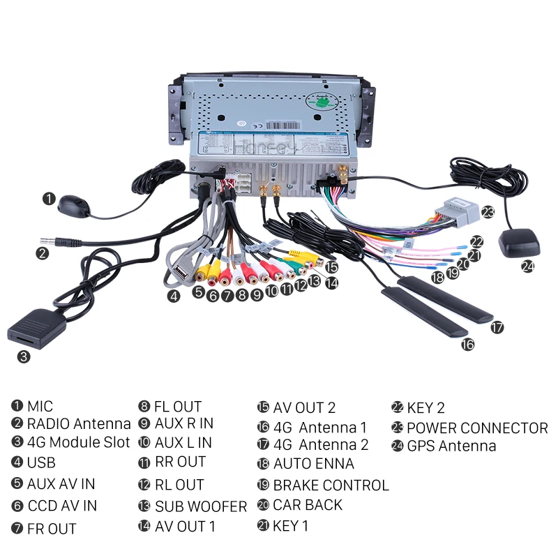 Harfey 5 дюймов Android 6 0 HD Touchscrenn автомобильный радиоприемник для 2001 2002 2003 2004 2005 2007 Chrysler