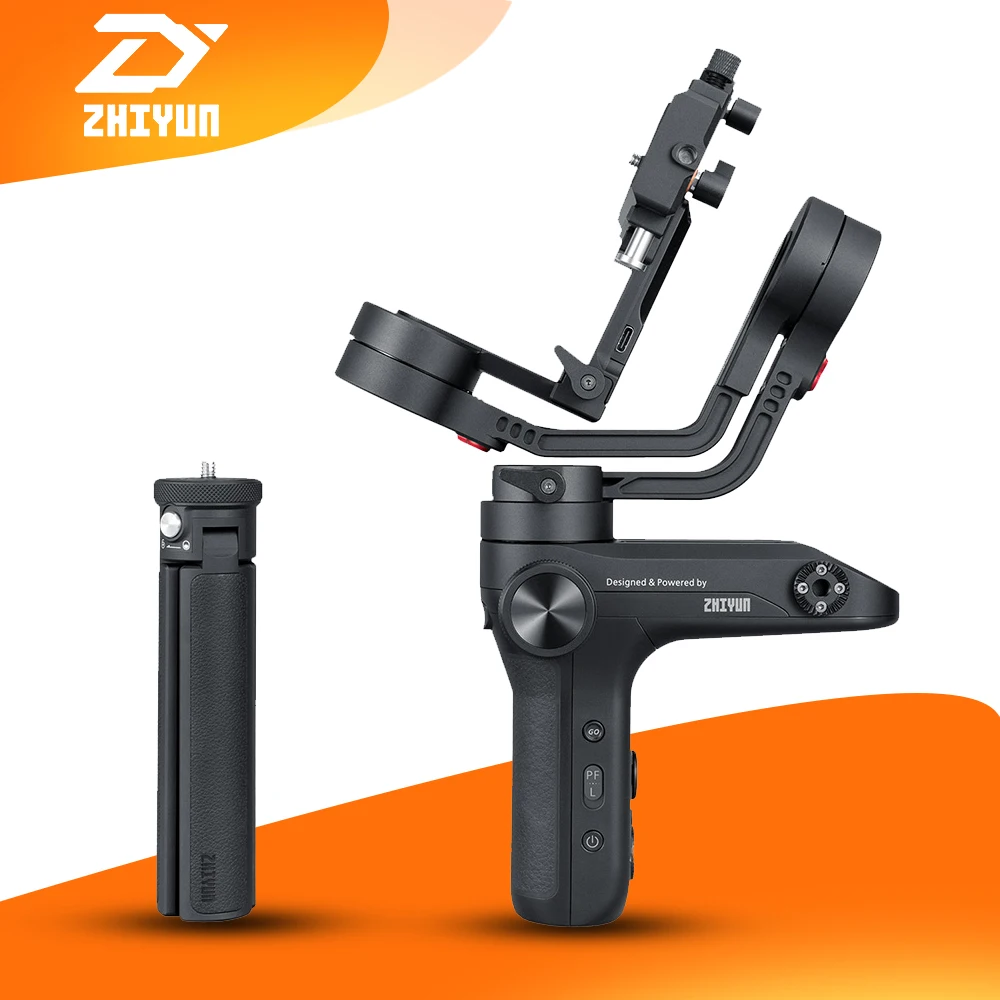 ZHIYUN официальный weebill лаборатории 3-х осевая передача изображения Стабилизатор Для беззеркальных камер OLED дисплей Портативный монопод с шарнирным замком