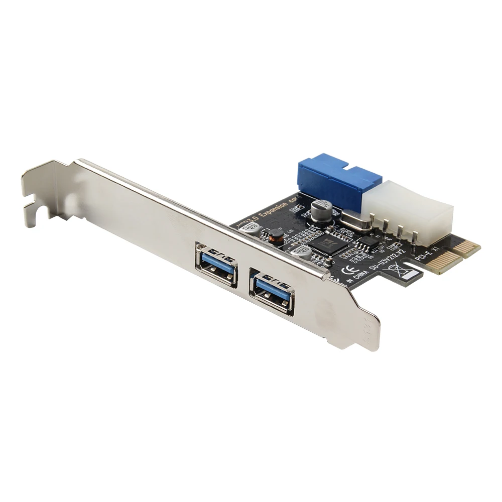 Компьютерная шина PCI-E карта расширенной памяти 19-Pin конвертер Внешний USB 3 0 карты
