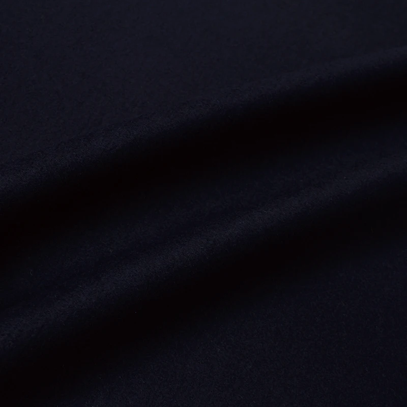 Рекомендованная темно синяя кашемировая шерстяная ткань односторонняя шерсть