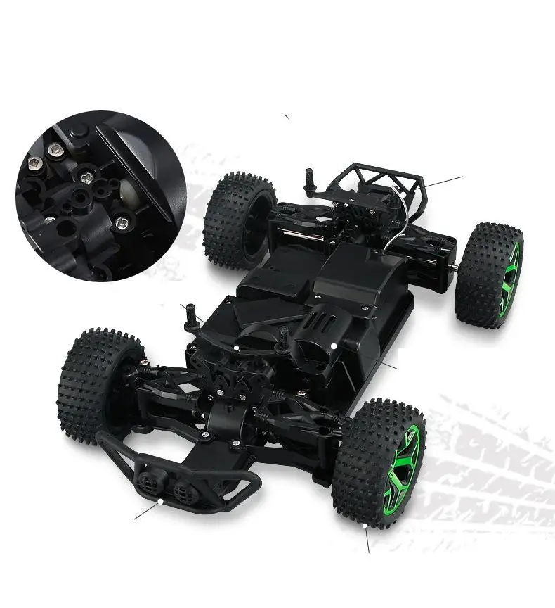 Ewellsold 1/18 2,4G высокая скорость 4WD удаление управления багги/высокая скорость радио управление автомобиль/RC автомобиль для детей